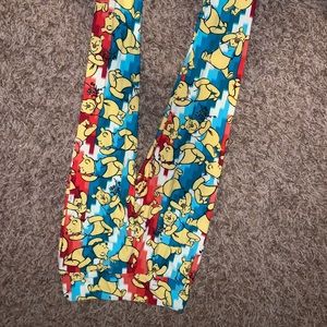 Lularoe Winnie the Pooh Leggings